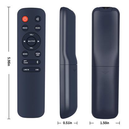 Replacement Remote Control For Hisense HS205 HS205G Soundbar