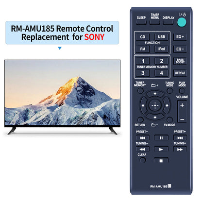 RM-AMU185 Remote Control For Sony Home Audio System MHC-EC619iP MHCEC619iP