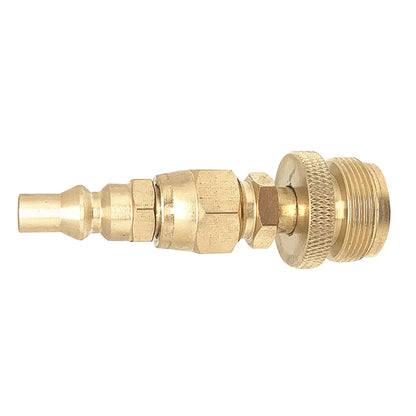 1lb Propane BBQ Grill Disposal Adapter Regulator for 1/4" Quick Connect Plug