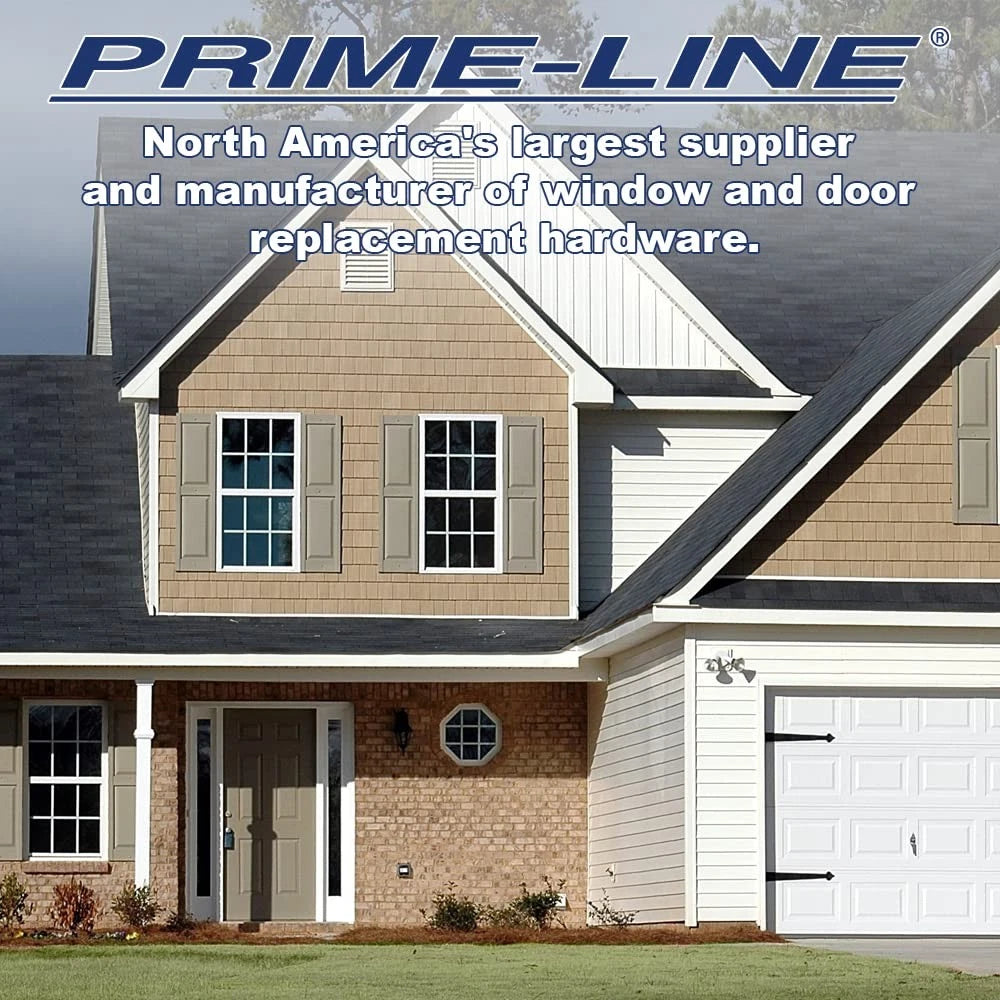 Prime-Line PL 14336 1/4 x 5/8 In. White Plastic in. x in.,