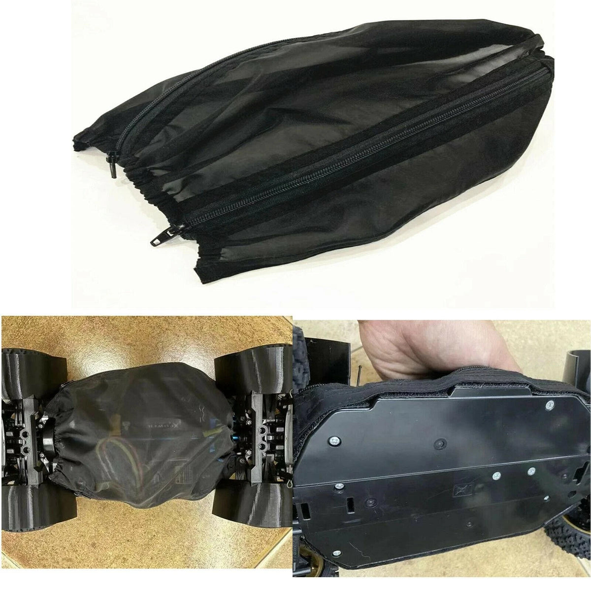 Heat Dissipation Dust Cover Waterproof Case For 1:10  Model TAMIYA TT-02 RC Car