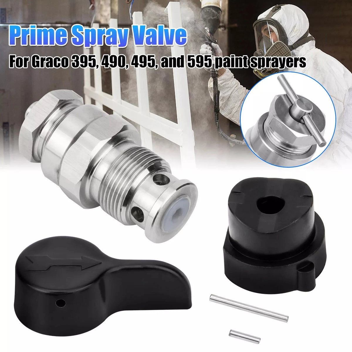 Durable Prime Spray Valve 235-014 For Graco Sprayer Ultra 390 395 490 495 595