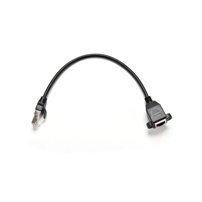 RJ45 M to F Screw Panel Mount Ethernet Cable LAN Network Extension Cable cc