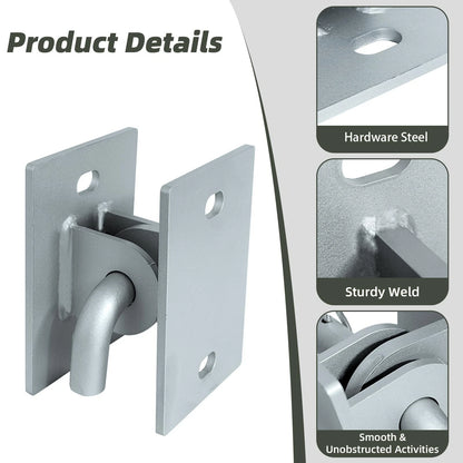 Floating Dock Hinges Hardware,Stationary Connector Hinge Silver