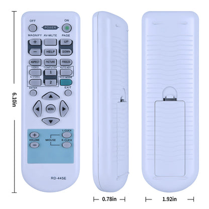 RD-445E Remote Control For NEC NP610G NP310 NP510 NP310G NP405G Projector