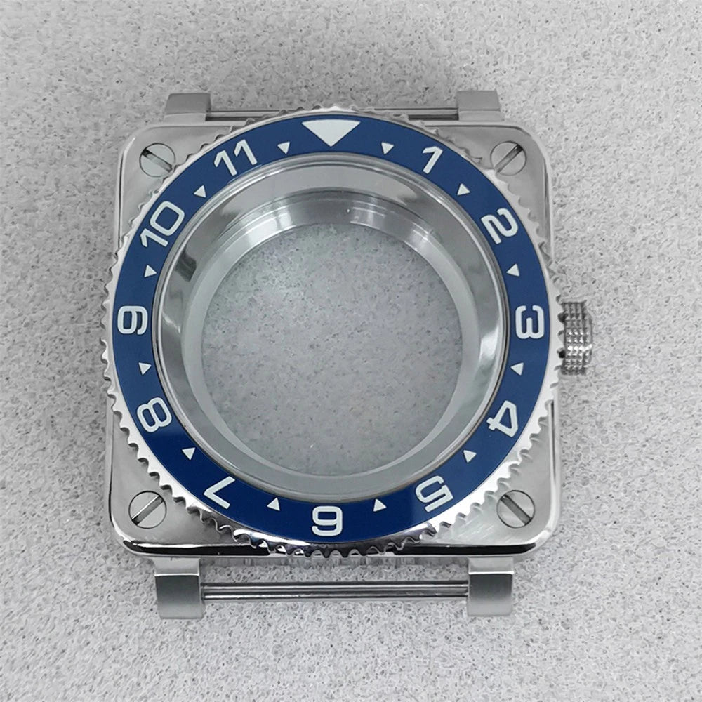 42mm Stainless Steel Watch Case For NH35/NH36/4R/7S Movement Accessories tt