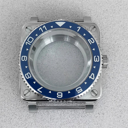 42mm Stainless Steel Watch Case For NH35/NH36/4R/7S Movement Accessories tt