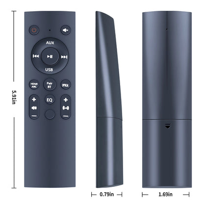 Replacement Remote Control For Philips TAB7305 TAB7305/37 Soundbar