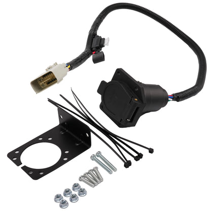 7 Way Trailer Hitch Tow Wiring Harness Mount Kit For Tesla Model Y 2020-2022