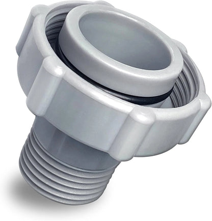 Pool Drain Fitting Connects fits for Coleman Pools, 1.0 inches, Gray