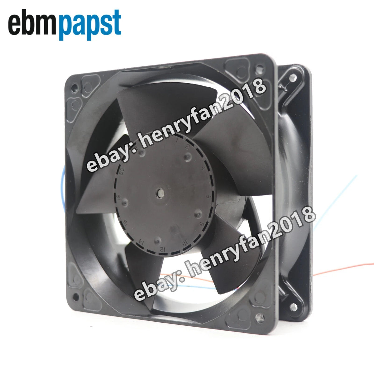 Ebmpapst 4114NXHHU Axial Fan 24V 12W 0.51A IP68 120*120*38MM Cabinet Cooling Fan
