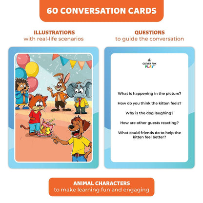 Who What Why Conversation 5 inches x 6.6 x 0.1 inches, Multicolored