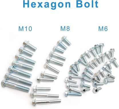Minho Motorcycle Screw Kit Fit for Whole Scooter Taotao 50cc 1/4-20 UNC