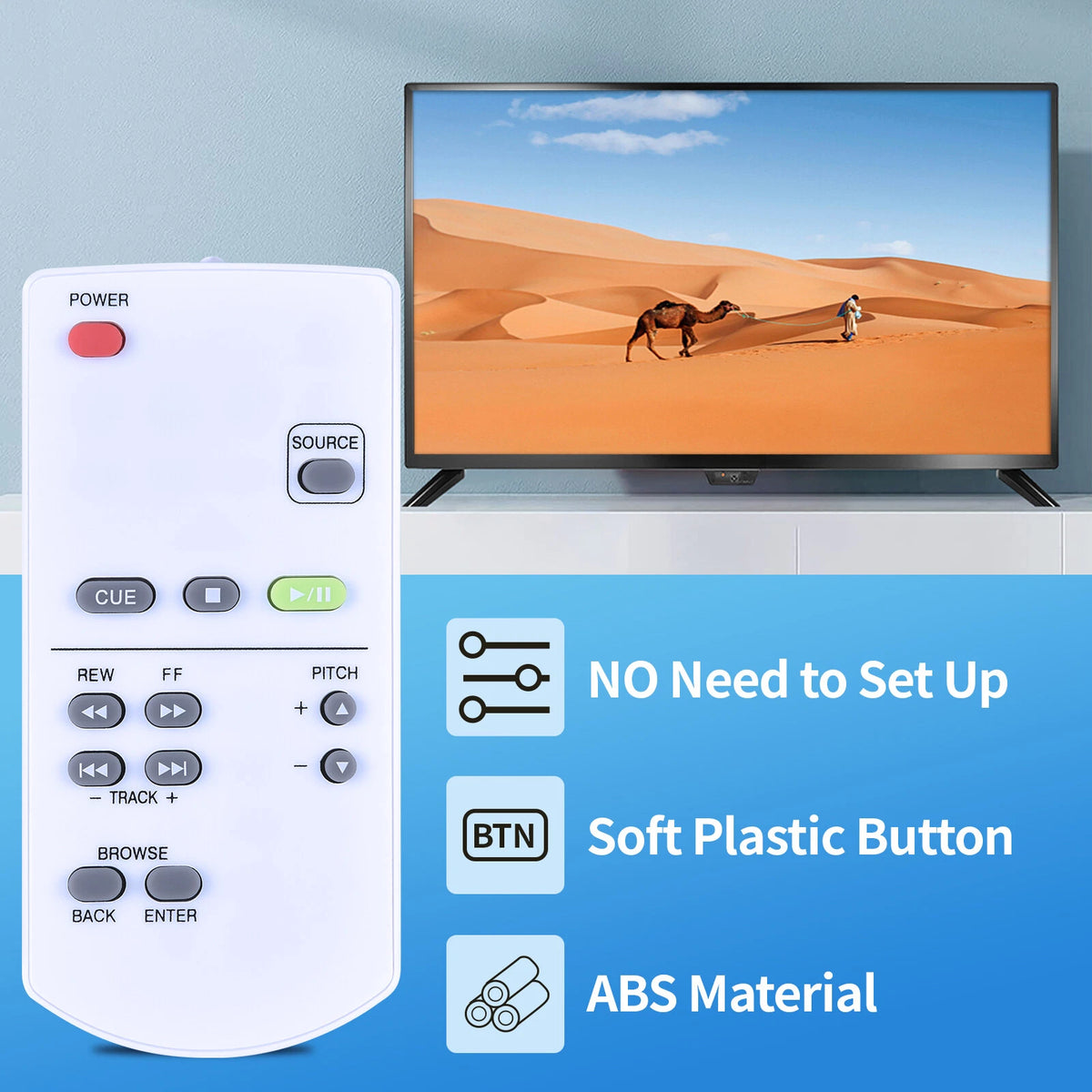 RC-1176 Remote Control For Denon DVD Audio DN500C