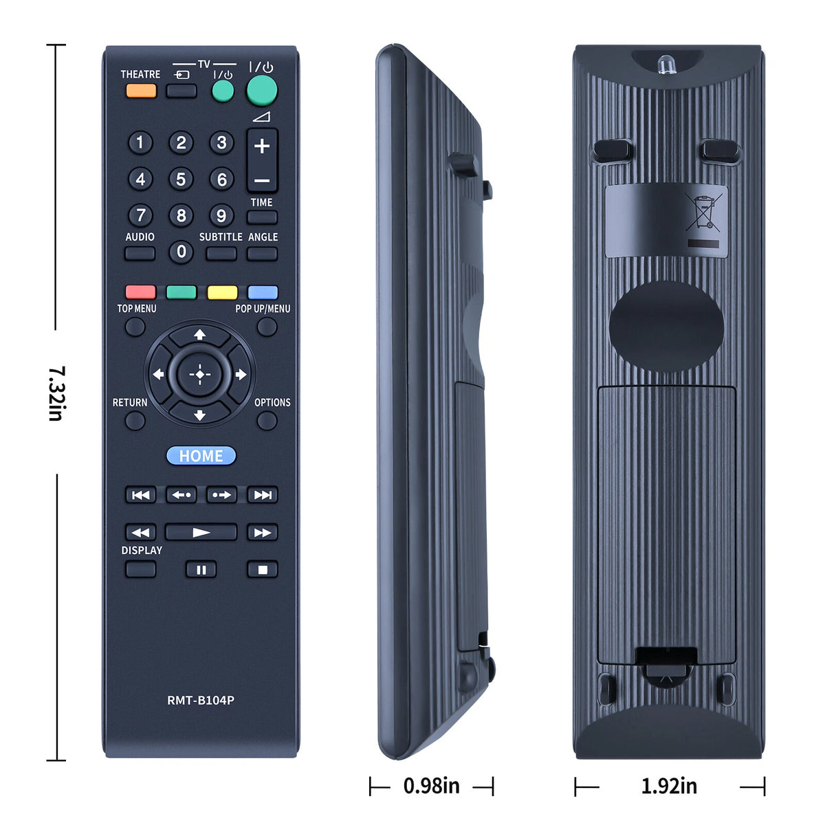 RMT-B104P Remote Control For Sony DVD BD Player BDP-S360 DP-S360HP