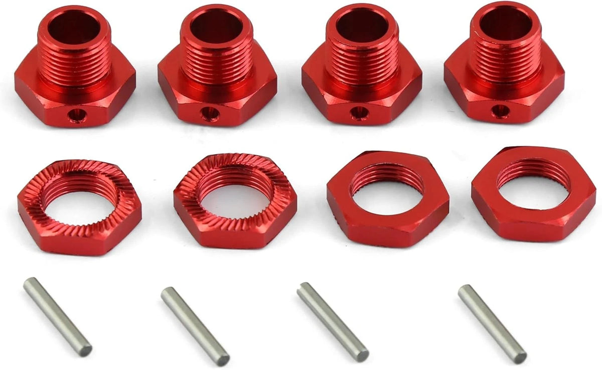 17mm Wheel Hex 4pcs Nut Aluminum Alloy w/Pins for ARRMA Typhon 6S...
