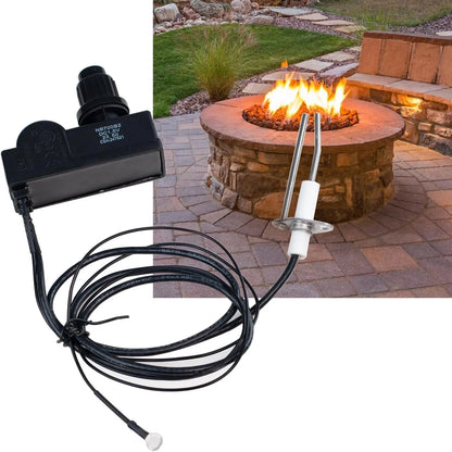 Gas Fireplace Fire Pit Flame Failure Safety Control Valve Kit and Assembly...