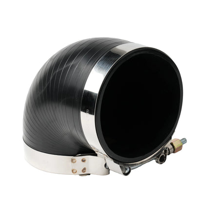 Performance 9781 Black 90 Degree Coupler Boot For 4 Inch Diameter Intake Tubes