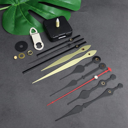 TIKROUND 12888 Quartz DIY Wall Clock 29/32"thread length, Black Hands