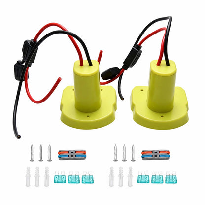 Fits for Ryobi 18V Battery Adapter Conversion Kit Mini Pump 12V with 30A Fuse