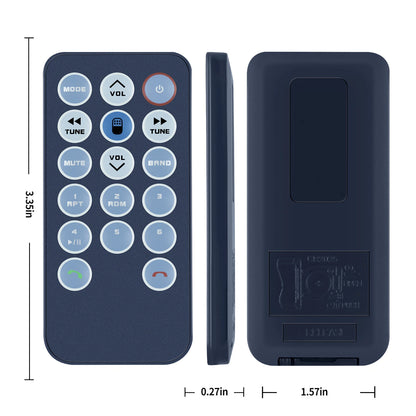 Replacement Remote Control For Dual XDCPA9BT XDCP97BT ACPM6628BT DMCPA79BT