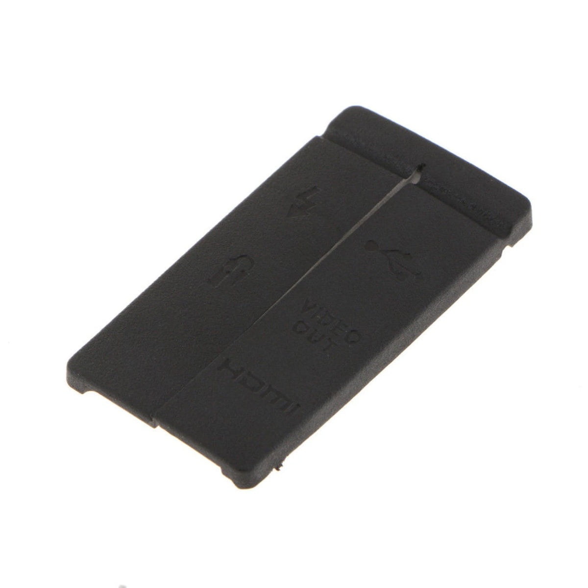 USB HDMI AV Video Out MIC Rubber Door Cover For Canon 50D Black Camera A