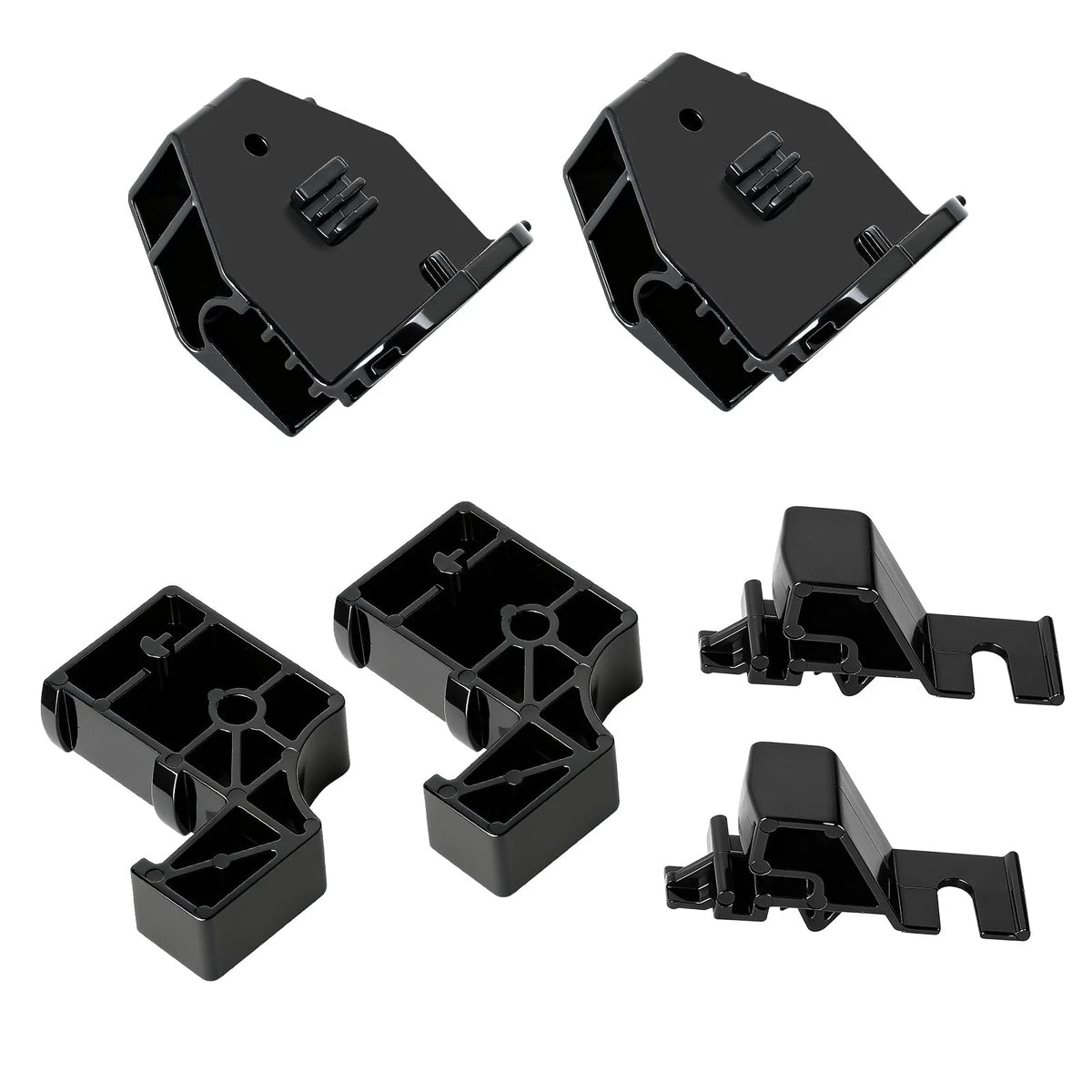 Dkaikai Range Drawer Glide Replacement Kit for Whirlpool Black
