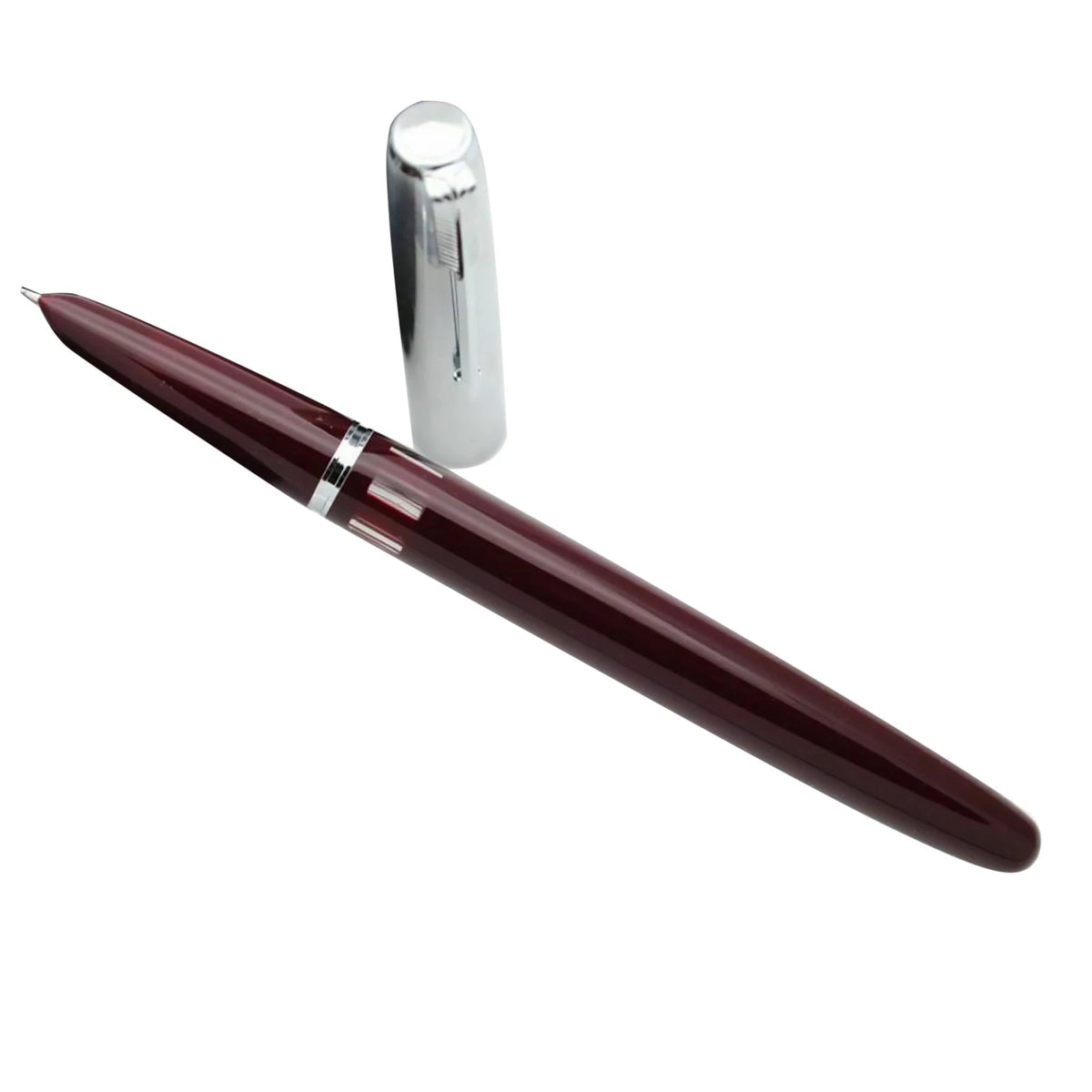 Classic Wing Sung 601 Steel Cap Vacumatic Fountain Pen F Nib 0.5mm Ink Pen