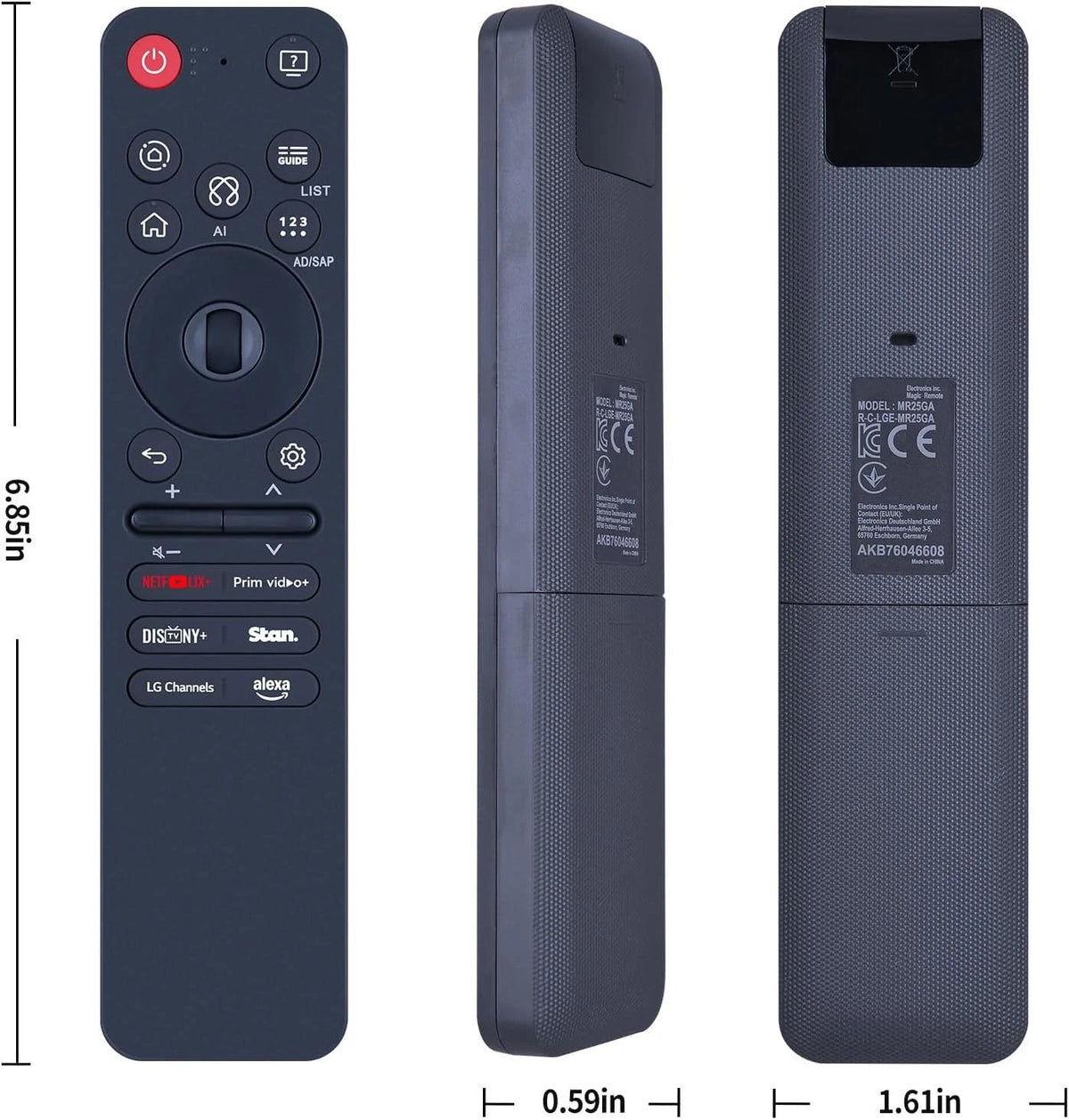 MR25GA AKB76046608 Magic AI Remote Control For LG TV AKB76046602