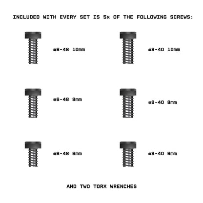 Monstrum Gunsmithing Screw Set | 6 Sets of Screws, 5 in Each | #6-48 and...