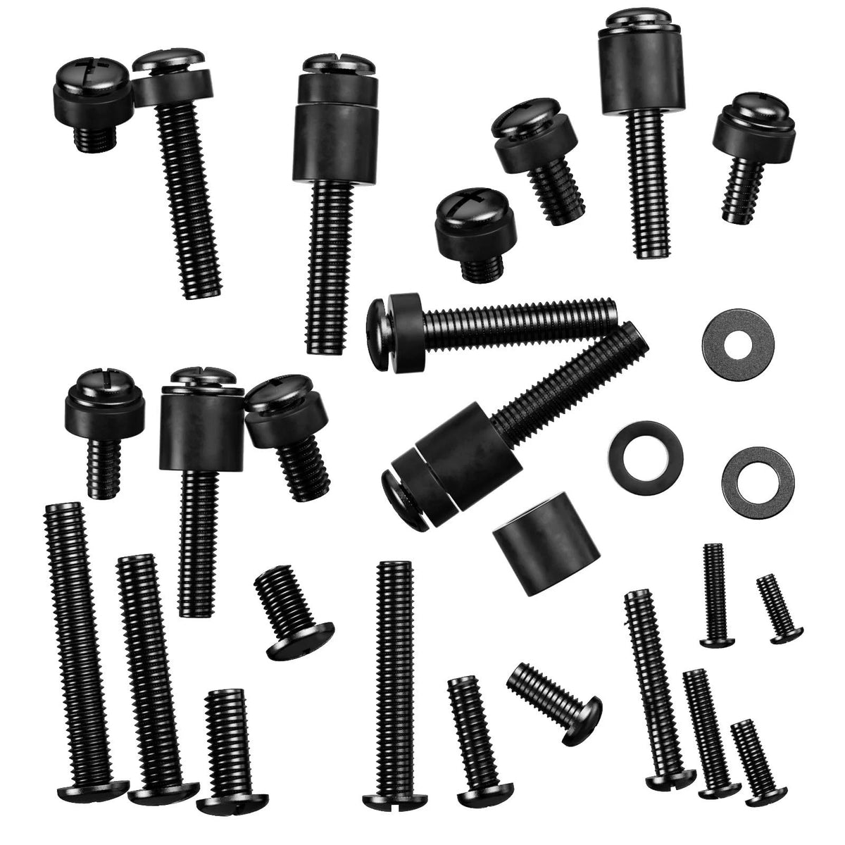 WALI Universal TV Mount Hardware Kit Includes M4 M5 M6 M8, Fit Most up Black