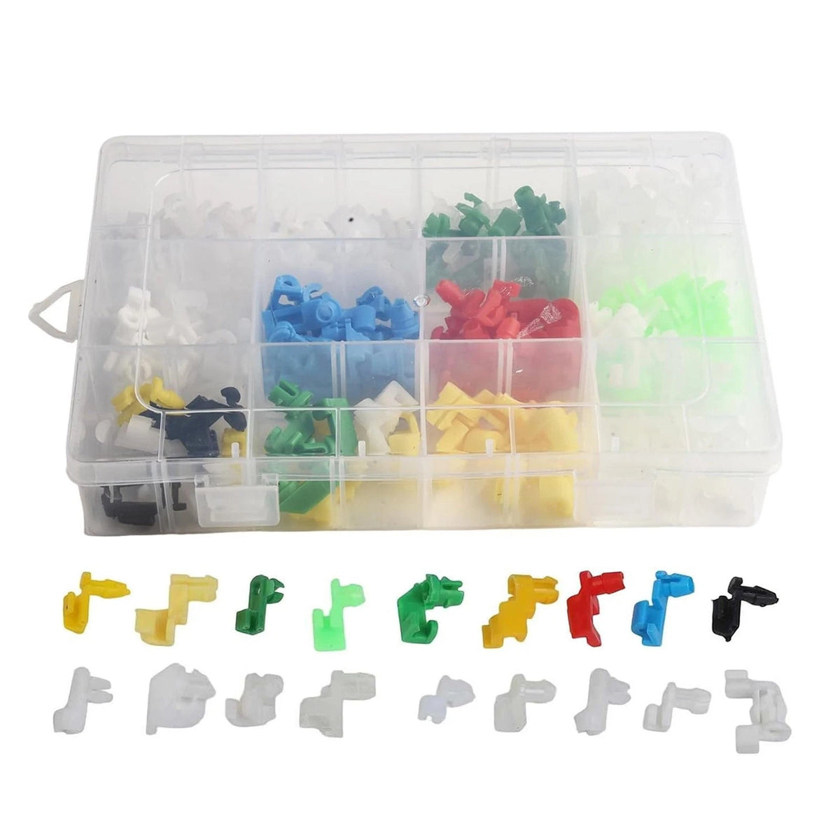 Plastic Fastener Clips for Door Lock Rods 160pc For Automotive Door Lock System