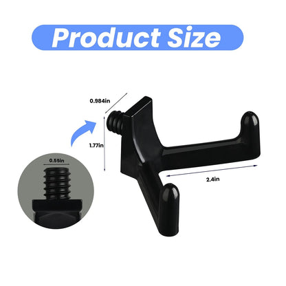 Zookpr 5 Pcs Tool Hooks for Suncast, Double Head Storage Hanger - Black
