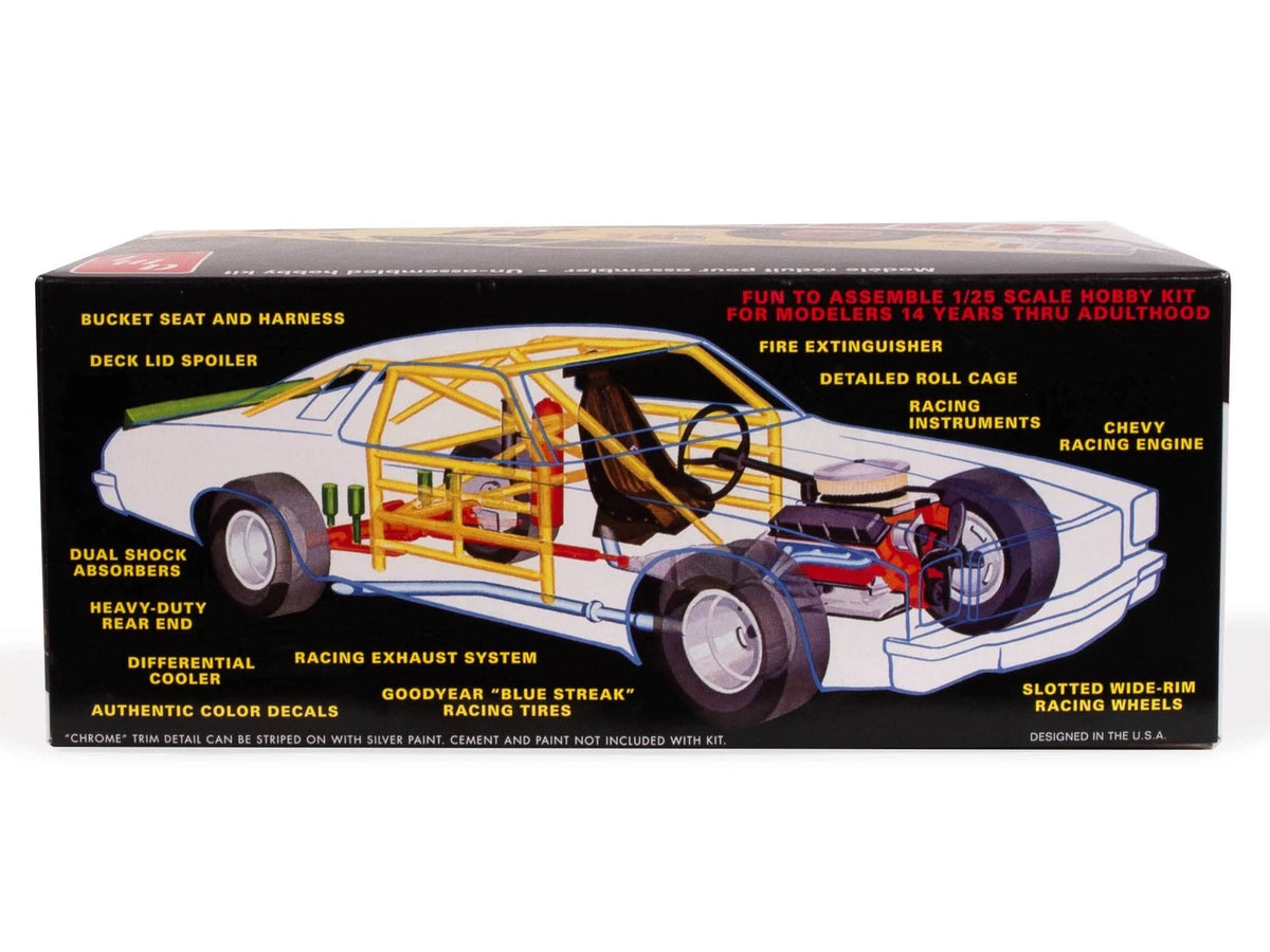 AMT Lennie Pond 1974 Chevy Malibu Stock Car 1:25 Scale Model Small, unpainted