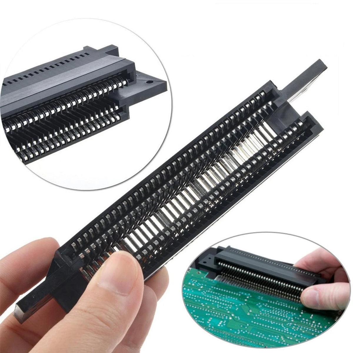 72 Pin Replacement Connector Cartridge Slot. For NES Nintendo Console Game