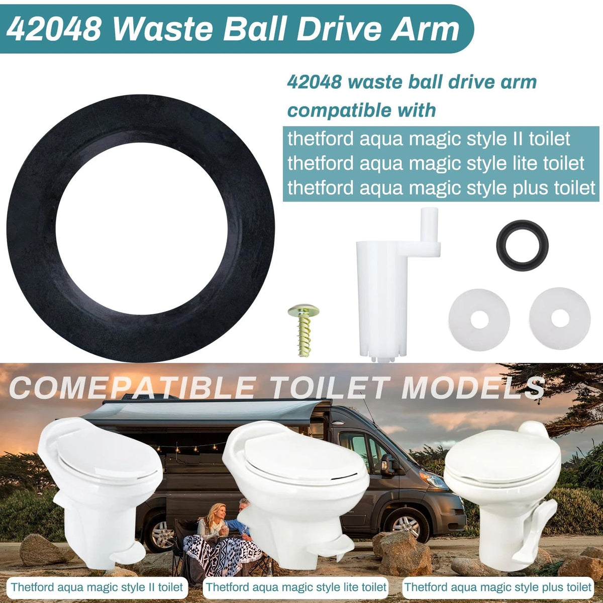 42048 Waste Ball Drive, 7 inches (W) x 10 (L) x 1 inch (H)