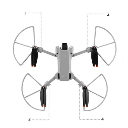 4Pcs Propellers Blades Protectors Props Guards for DJI Mini 3 Pro Drone Parts jj