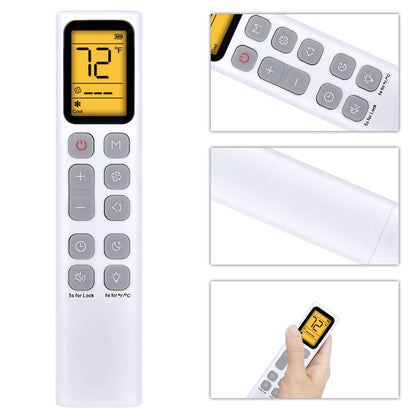 Remote Control For Dreo Portable Air Conditioner AC003S AC318S AC319S White