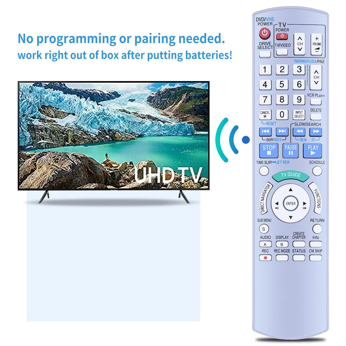 Remote Control EUR7659Y90 For Panasonic DVD Recorder DMR-EH75 DMR-EH75V