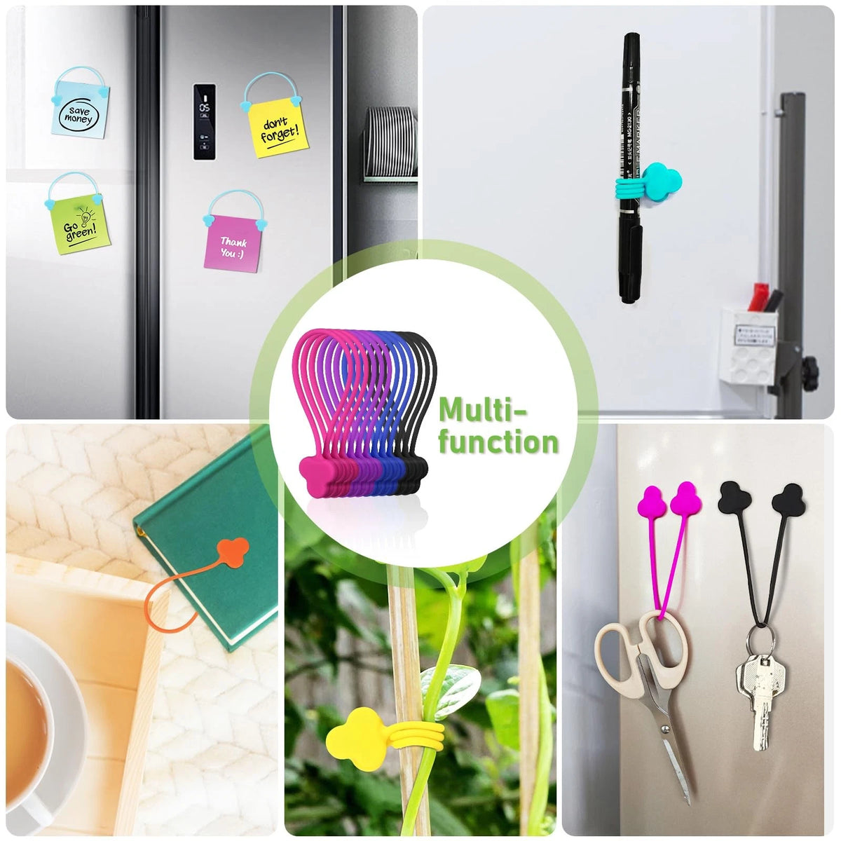 Reusable Magnetic Yellow, Green, White, Purple, Gray, Red, Rose Pink