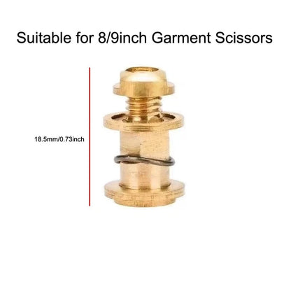 TorSor 3 Pack Tailor Scissors Pivot Bolt and Nut Replacement Central Copper