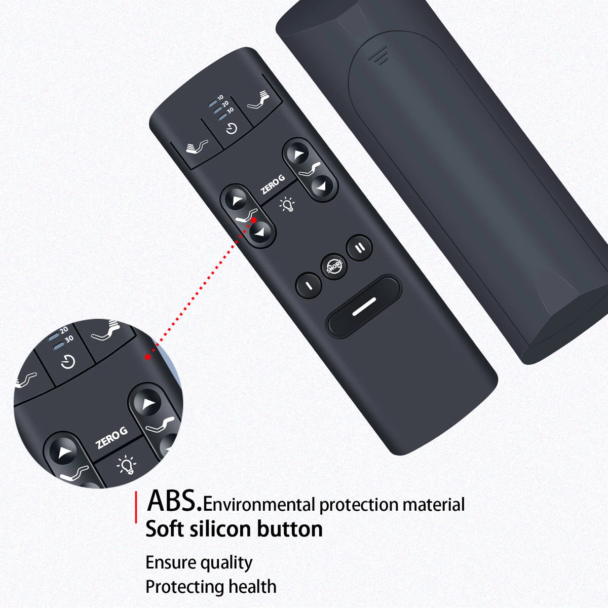 For Serta Motion Perfect IV (4) Adjustable Bed Remote Control With backlight