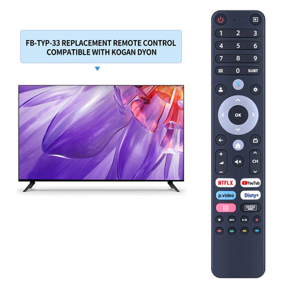 Replace Remote Control For DYON iGoo-TV 32H 40F 43F 50U 55U Smart LED TV