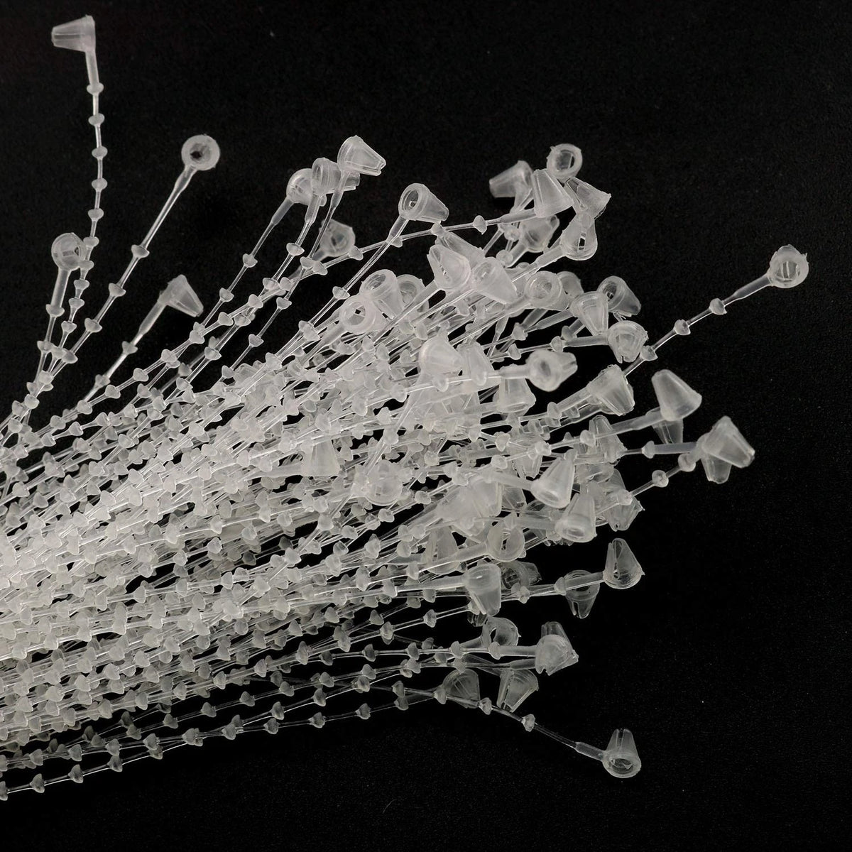 Tegg Snap Lock Pin 1000PCS 5Inch Clear Plastic Adjustable 5 inches,