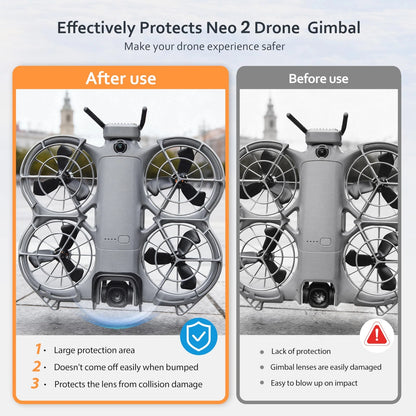 STARTRC Gimbal Bumper Guard for DJI Neo 2 Accessories, ABS Black