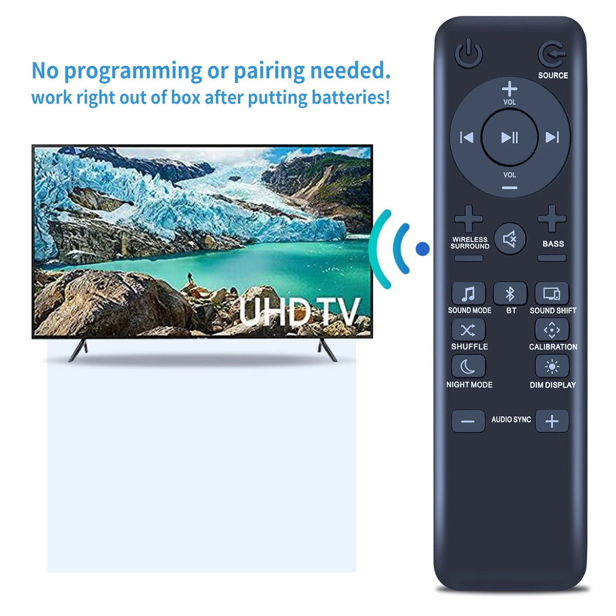 Replacement Remote Control For JBL BAR 2.1/3.1/5.1 Sound Bar