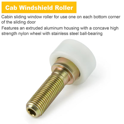 Cab Door Window Roller for John Deere Ski Steer Loader AT319018