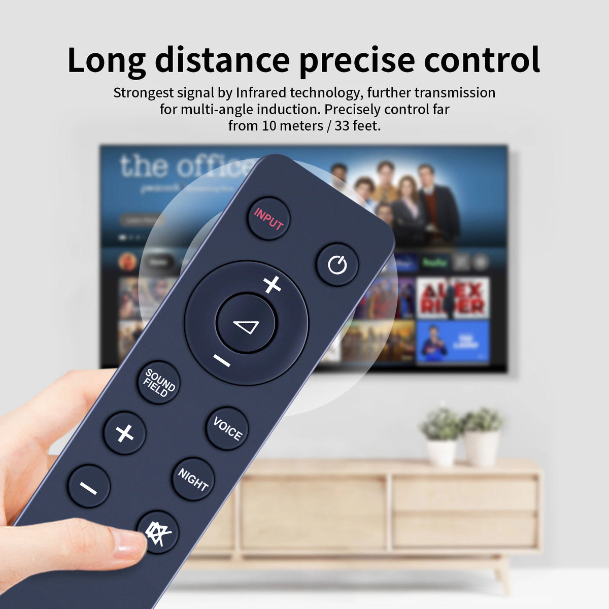 RMT-AH513U Replace Remote Control For Sony Soundbar HT-SC40 HT-S400 SA-SC40