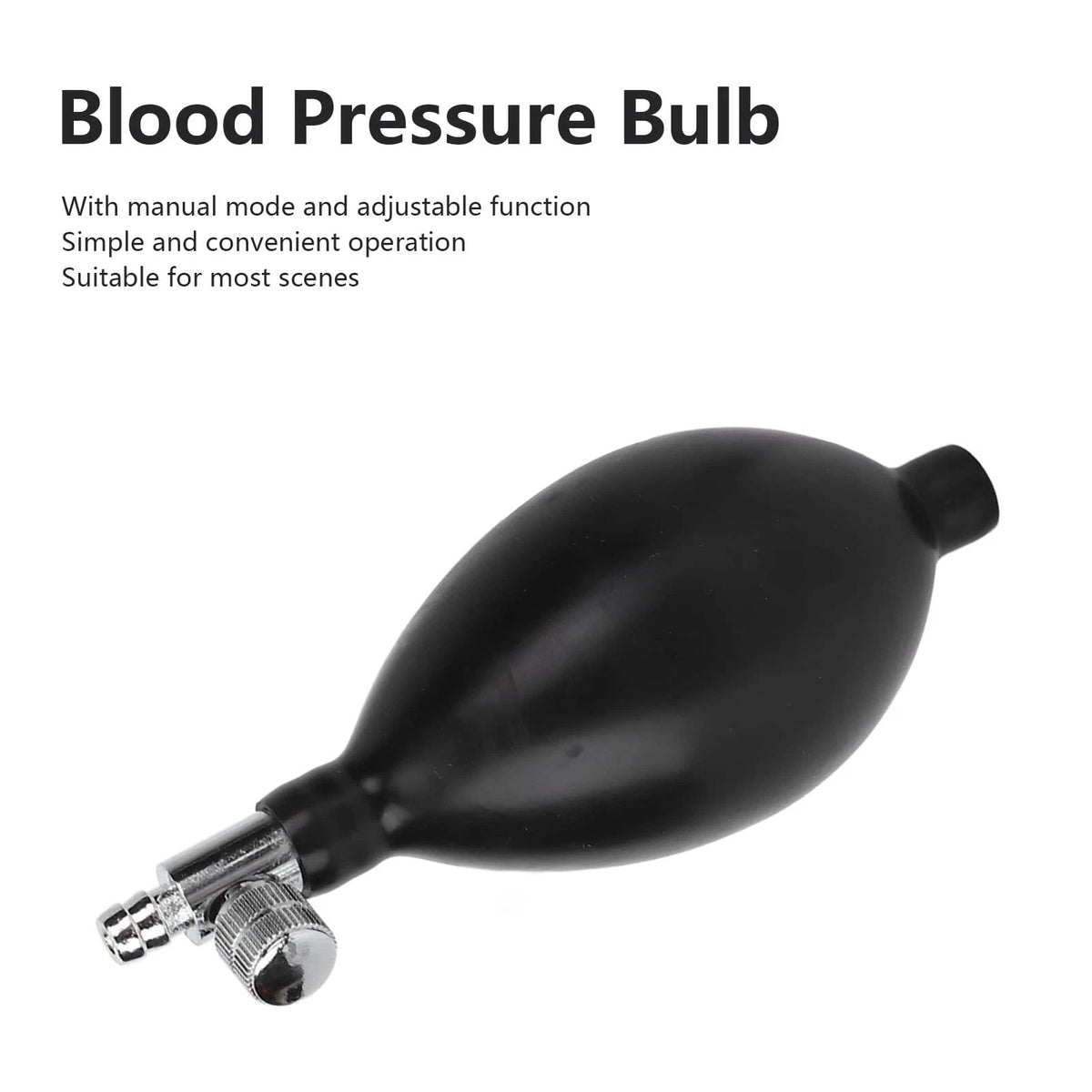 KooingTech Pressure Bulb Pump, Latex Blood Bulb, Black Squeeze Bulb...