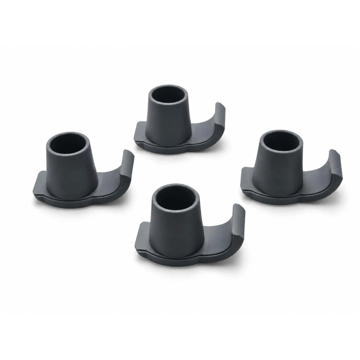 4 Pack Durable Nylon Walker Ski Glides Universal Sliders for Folding Walkers